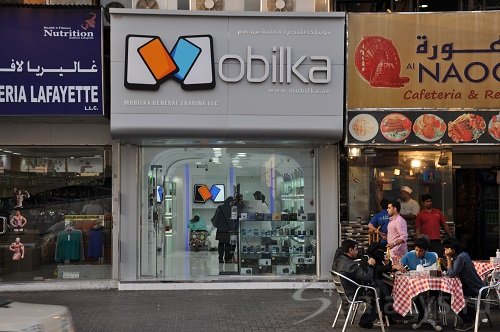 Магазин Mobilka.ae на Нассер Сквер в Дубае